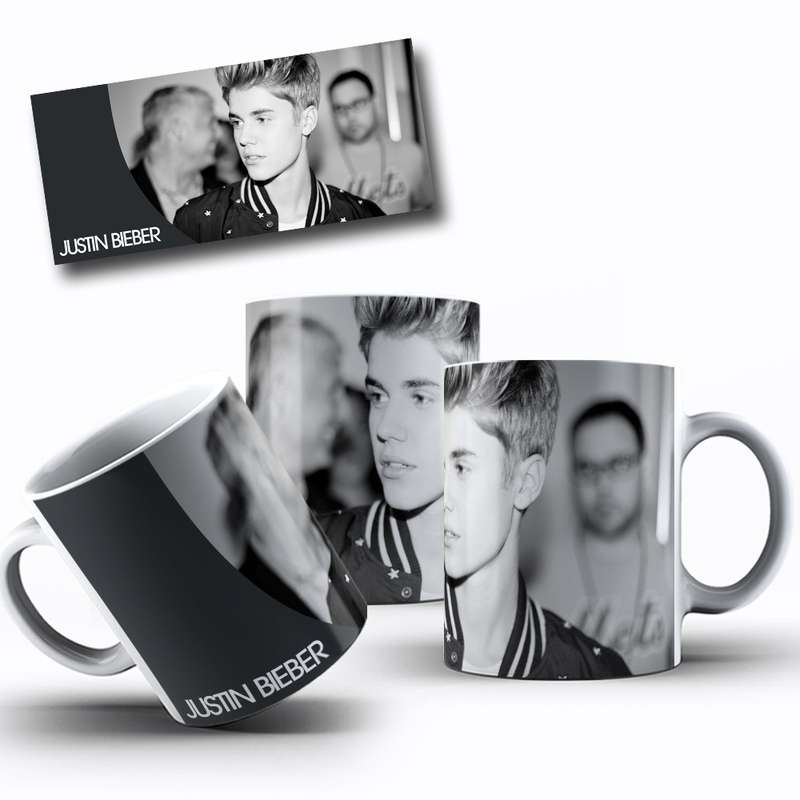 Arte Para Caneca Justin Bieber Cantor 9