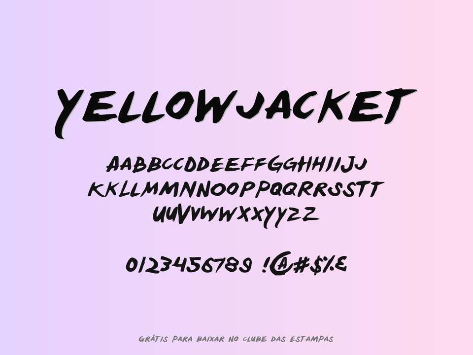Fonte Yellowjacket Grátis Para Baixar