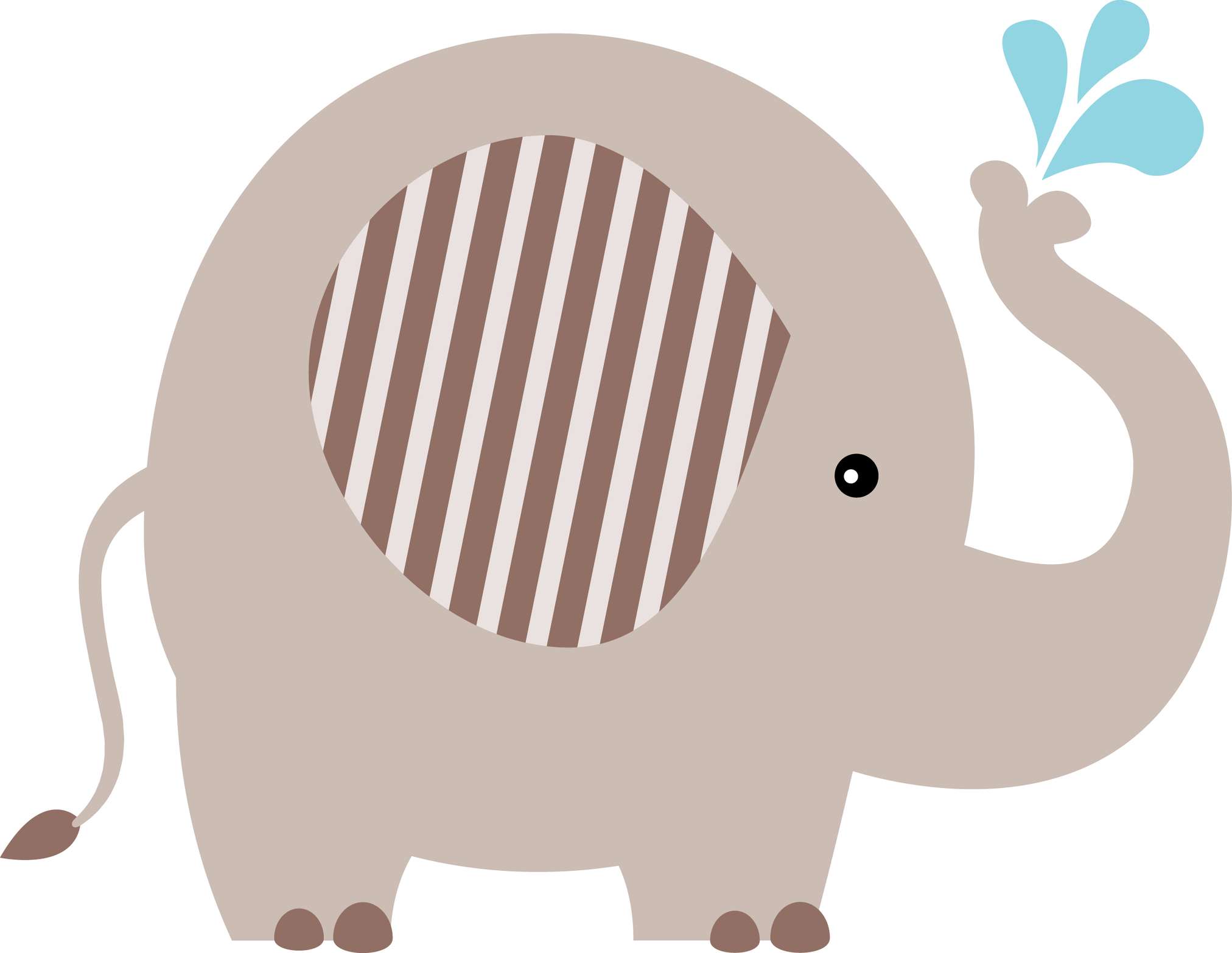 Elemento Elefante Cute Elefantinho Fofo Png (97)