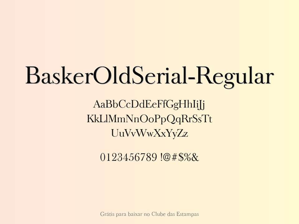 Fonte Baskeroldserial Regular Grátis Para Baixar