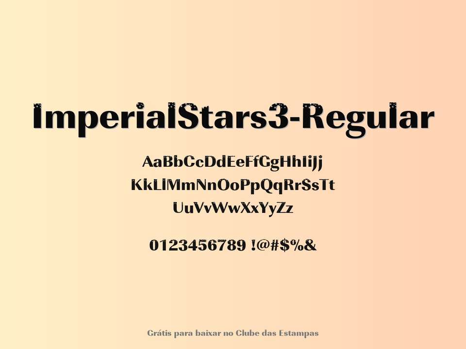Fonte Imperialstars3 Regular Grátis Para Baixar