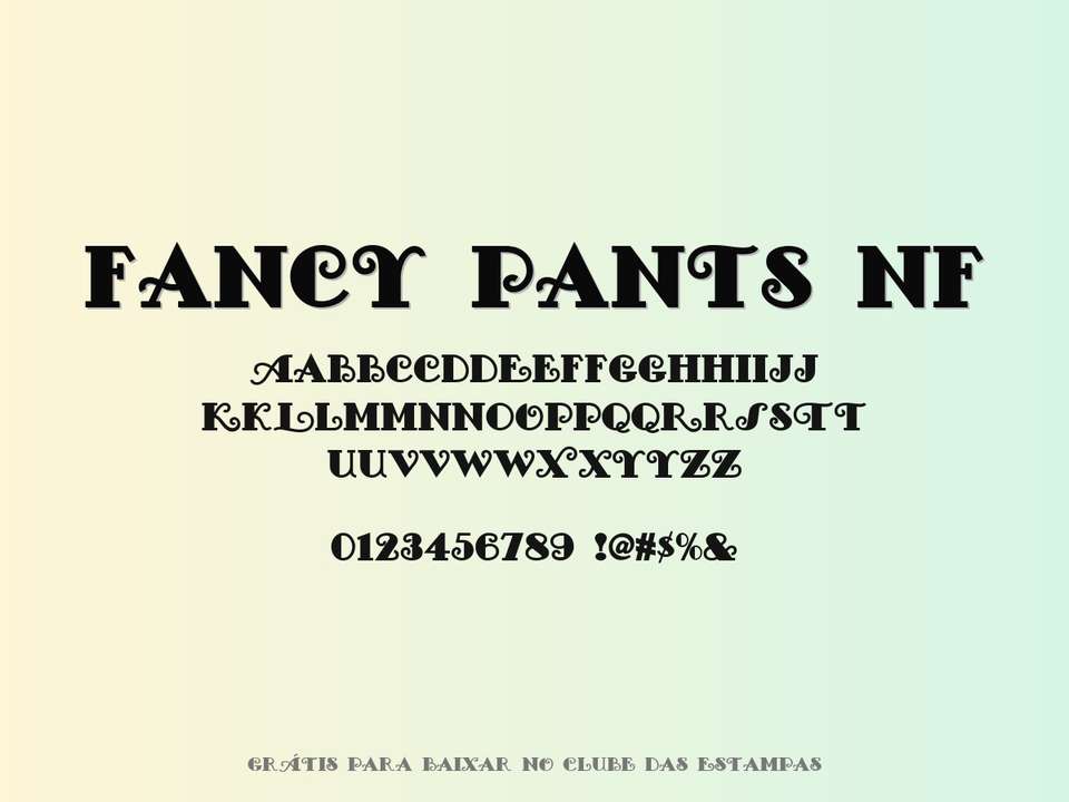 Fonte Fancy Pants Nf Grátis Para Baixar