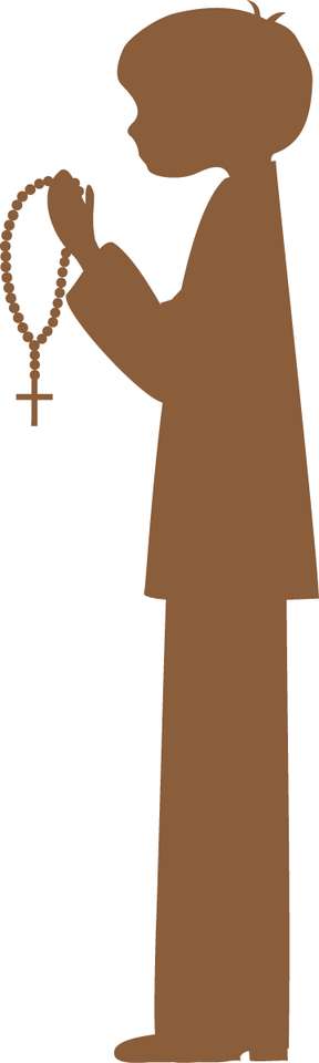 Silhueta De Oração Com Rosários Religião Png Grátis Para Baixar