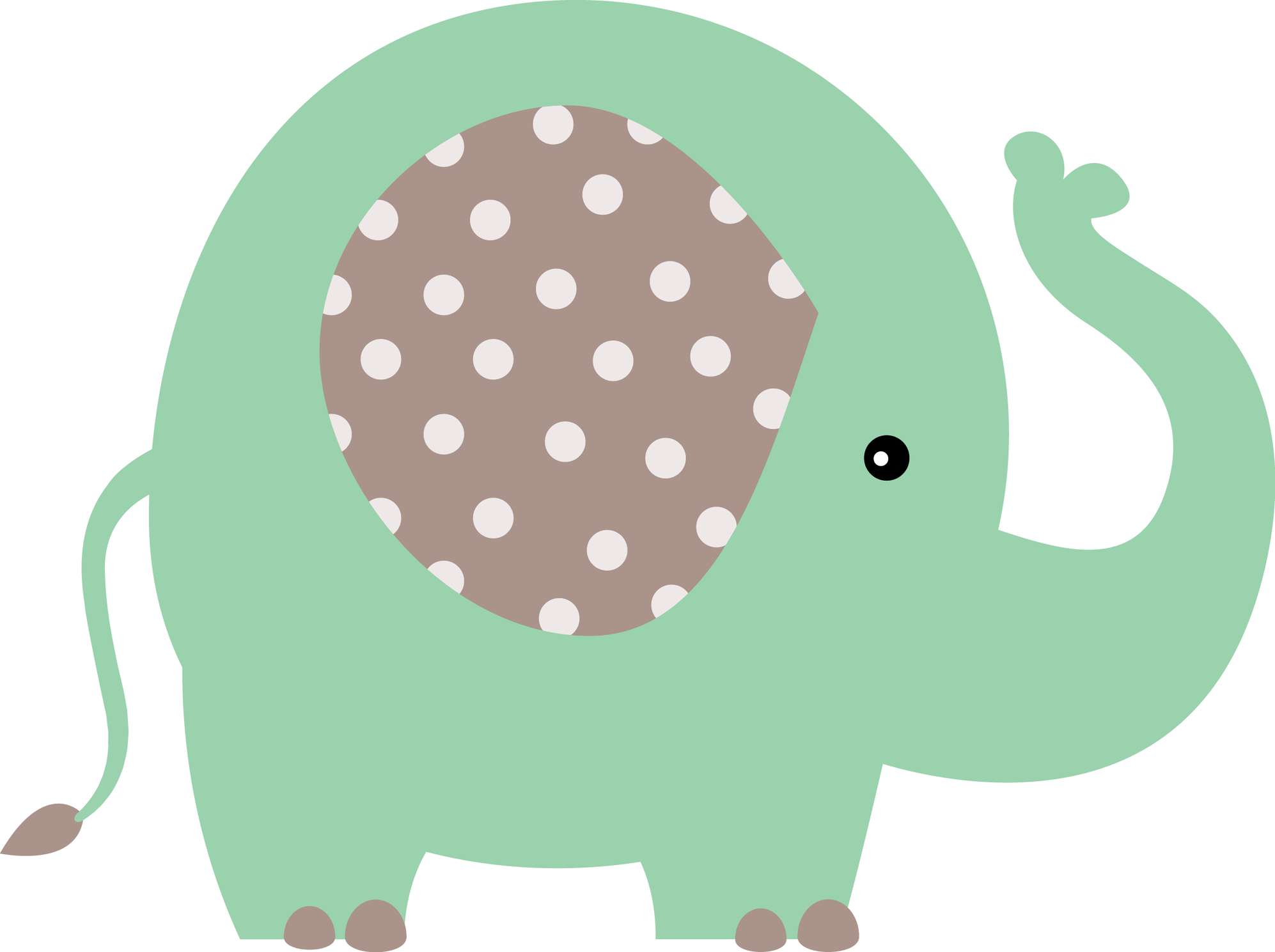 Elemento Elefante Cute Elefantinho Fofo Png (169)