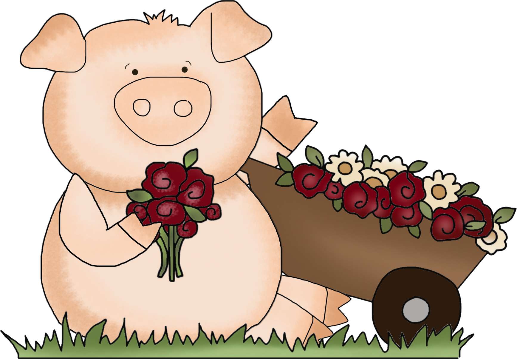 Elemento Porco Porquinho Cute Fofo (8)