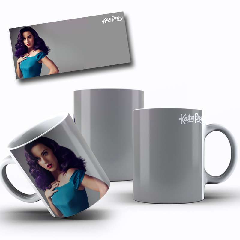 Arte Para Caneca Katy Perry Cantora Pop 1