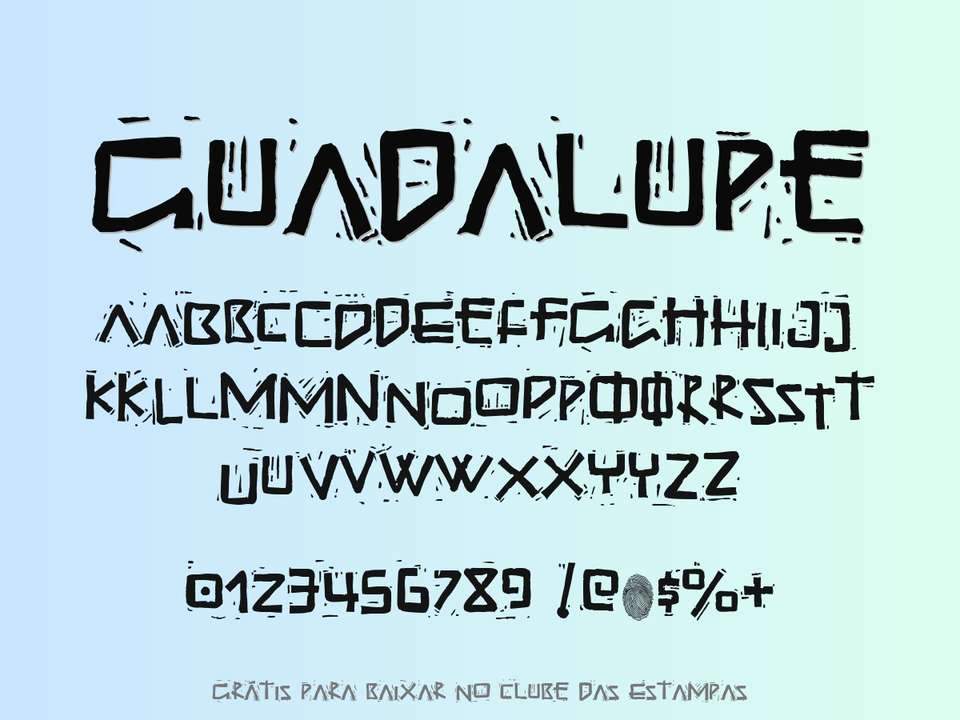 Fonte Guadalupe Grátis Para Baixar