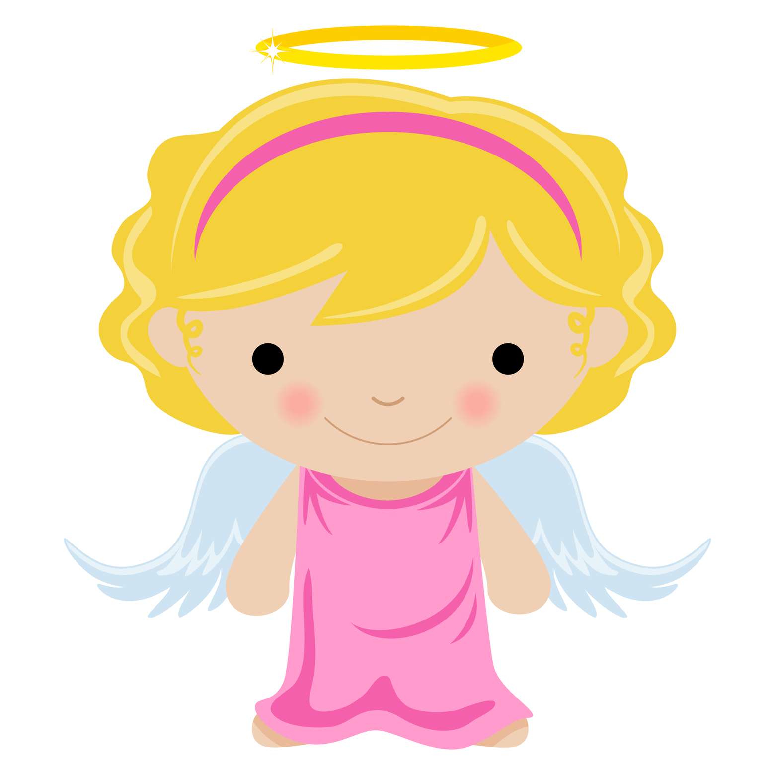 Anjo Menina De Asas E Halo Anjos Png Grátis Para Baixar