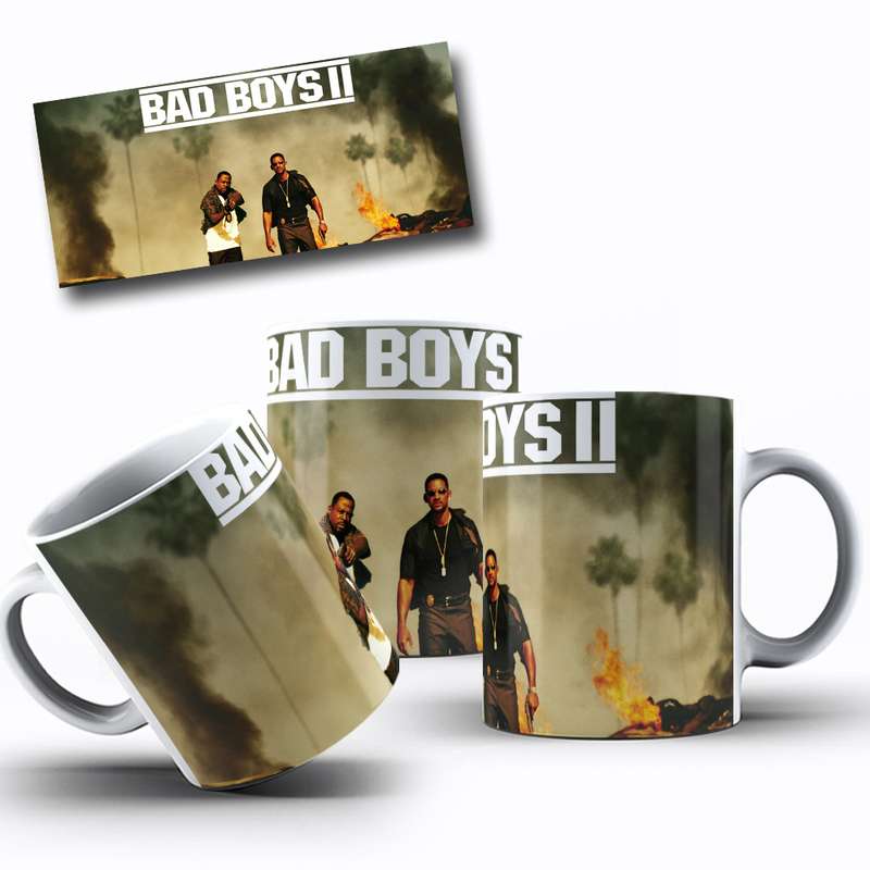 Arte Para Caneca Bad Boys Ii Personagens Filme 4