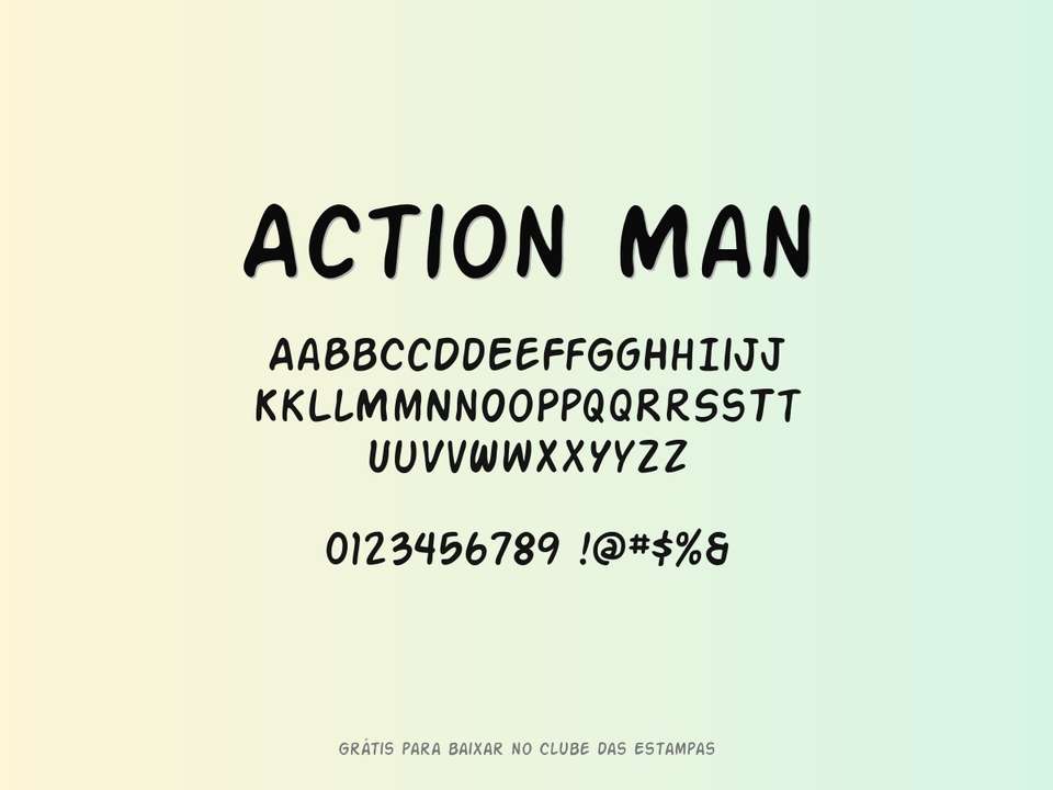 Fonte Action Man Grátis Para Baixar