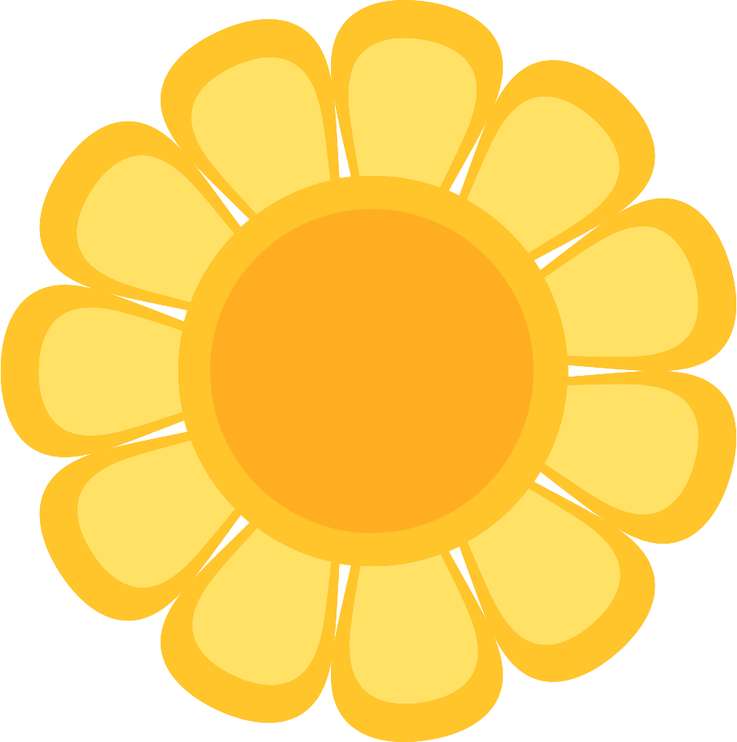 Desenho Flor Amarela Png