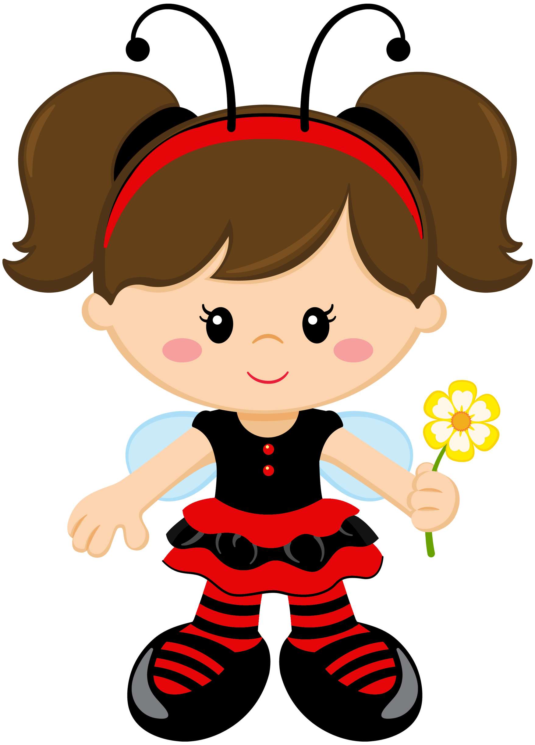Elemento Joaninha Fofa Cute Png (14)