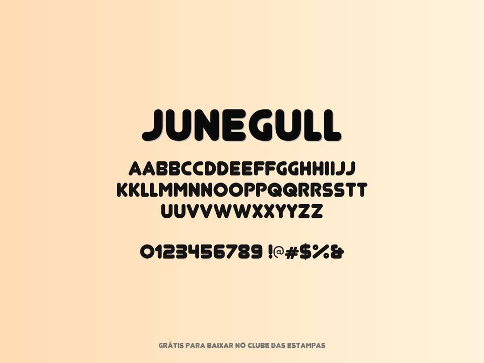 Fonte Junegull Grátis Para Baixar