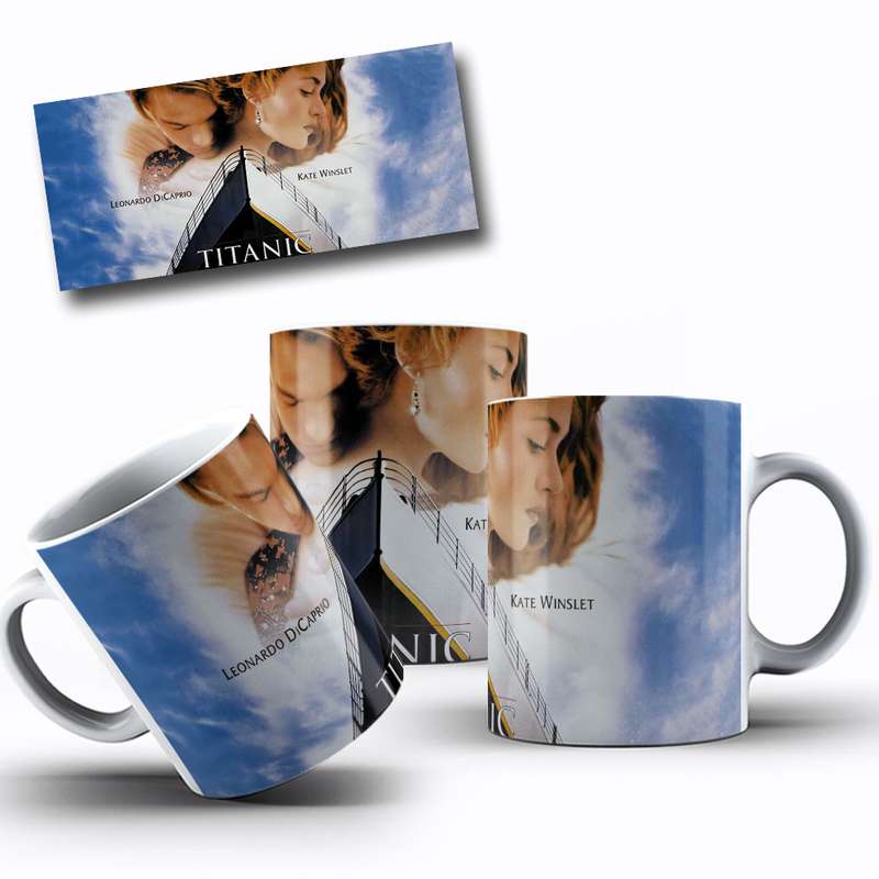Arte Para Caneca Titanic Personagens Serie Realista 25