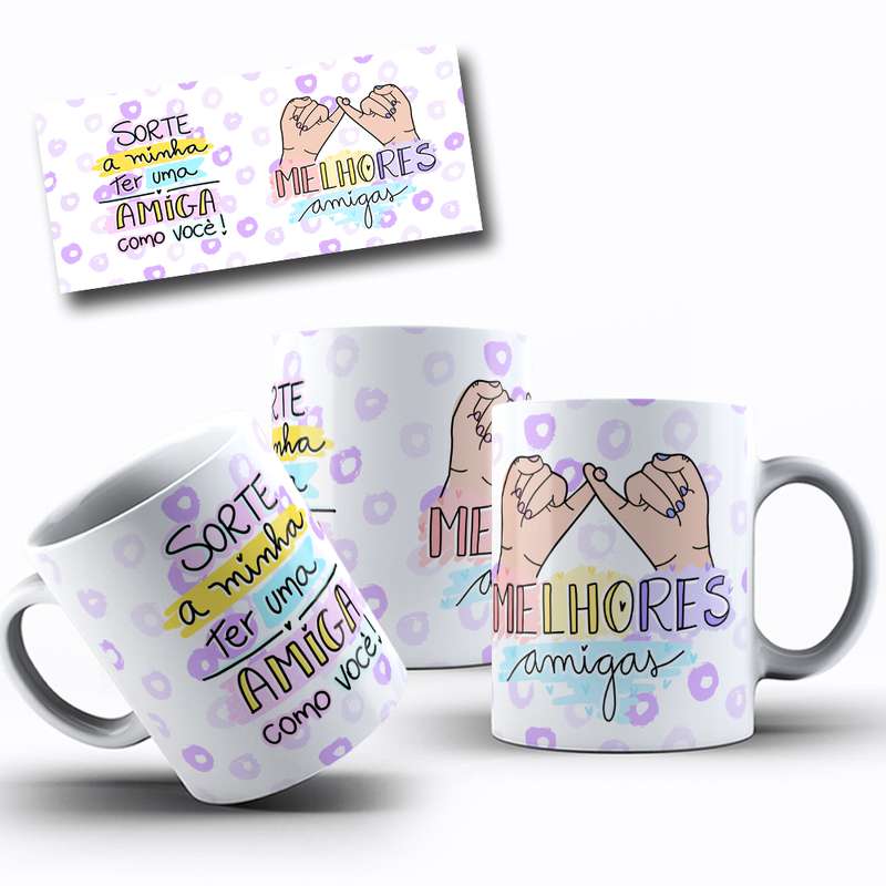 Arte Pra Caneca Amizade (8)