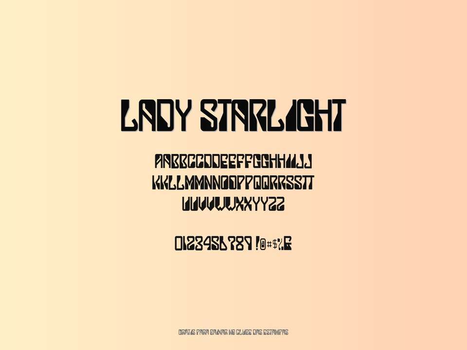 Fonte Lady Starlight Grátis Para Baixar