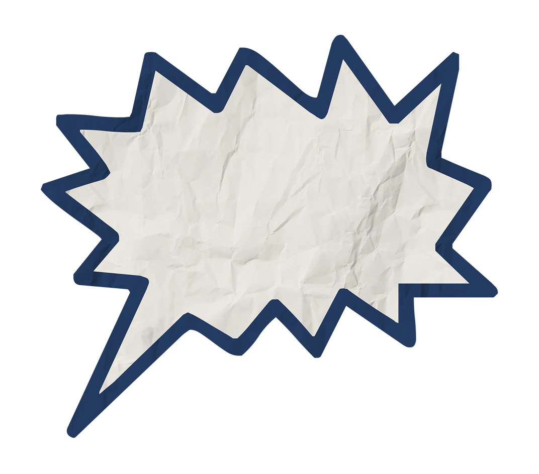 Balão De Fala Papel Amassado Design Gráfico Png Grátis Para Baixar