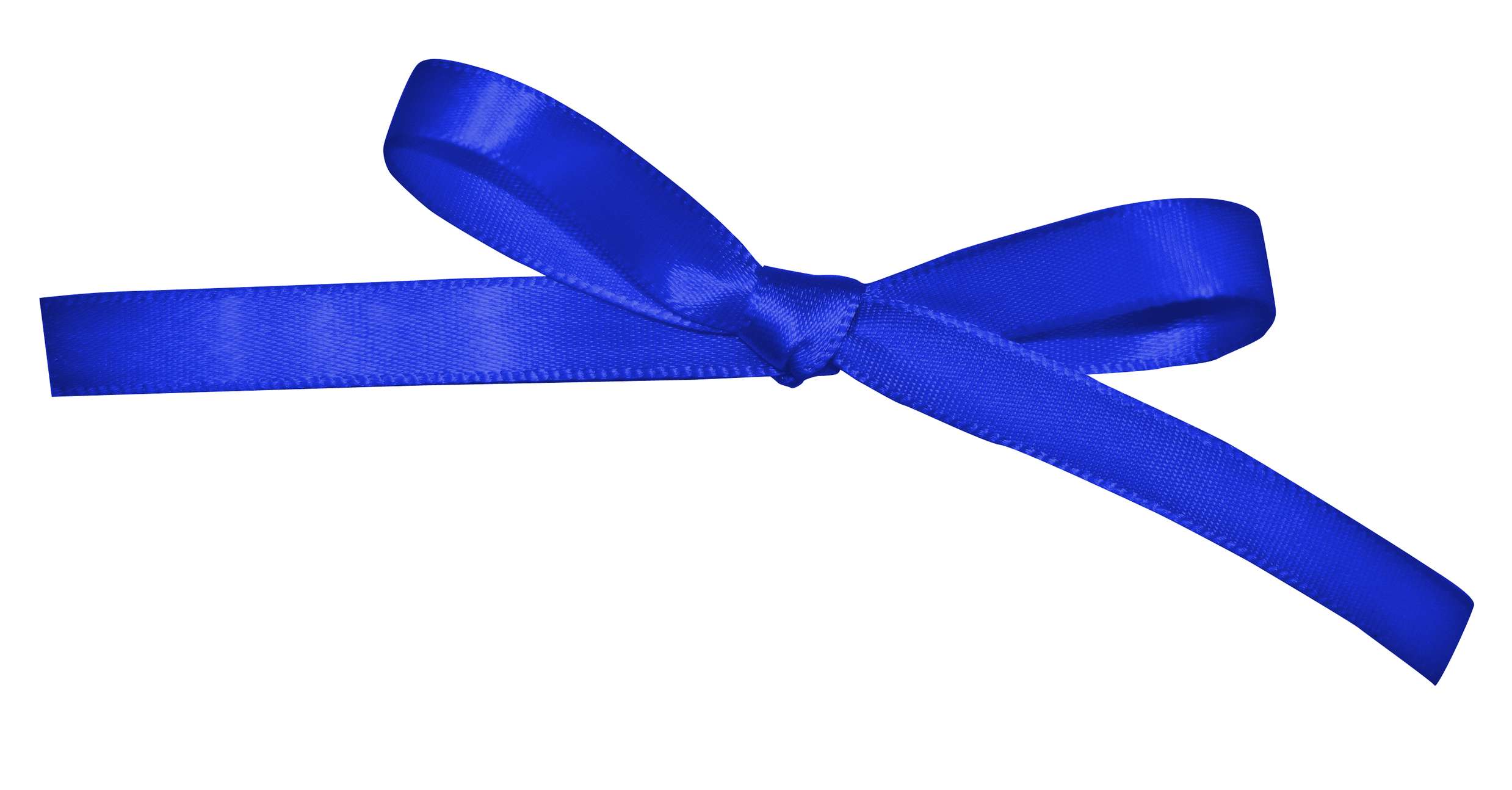 Laço De Fita Azul Vibrante Decoração Png Grátis Para Baixar