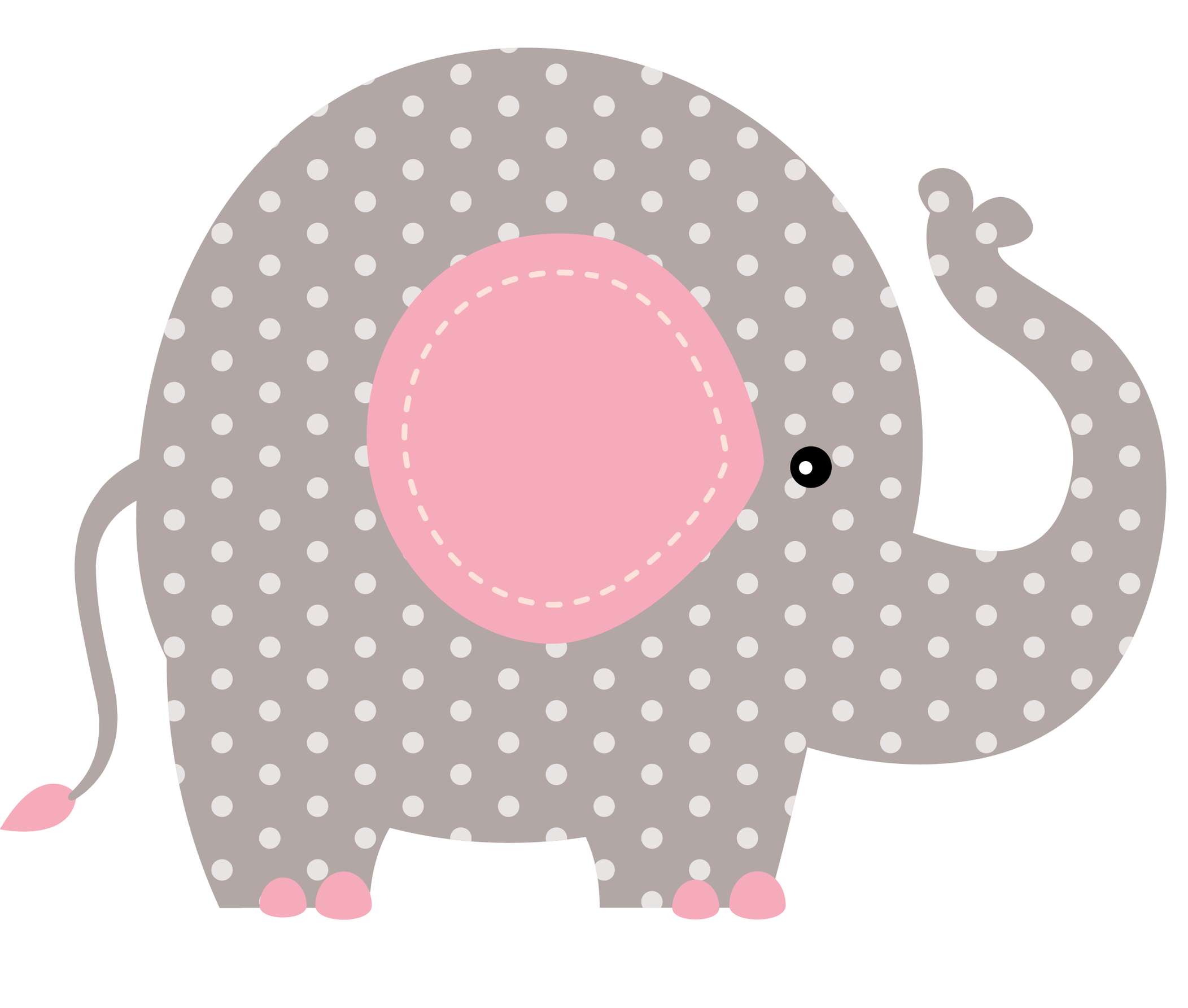 Elemento Elefante Cute Elefantinho Fofo Png (178)