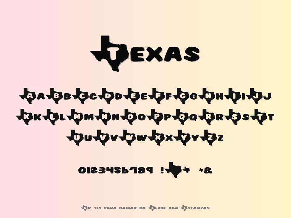 Fonte Texas Grátis Para Baixar