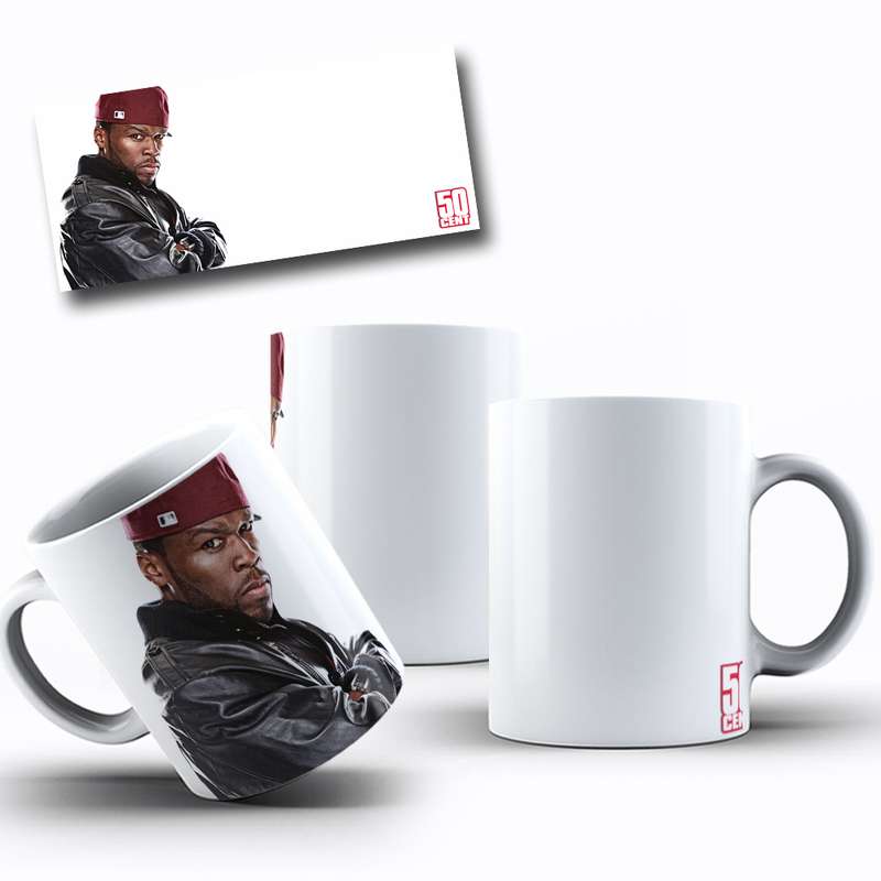 Arte Para Caneca 50 Cent Rapper 5