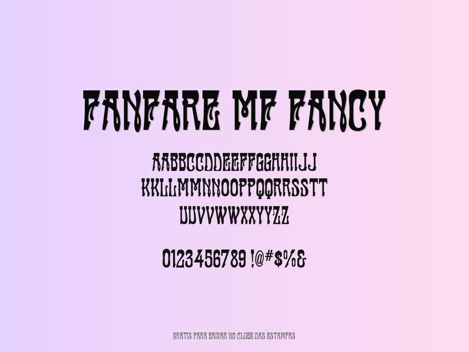 Fonte Fanfare Mf Fancy Grátis Para Baixar