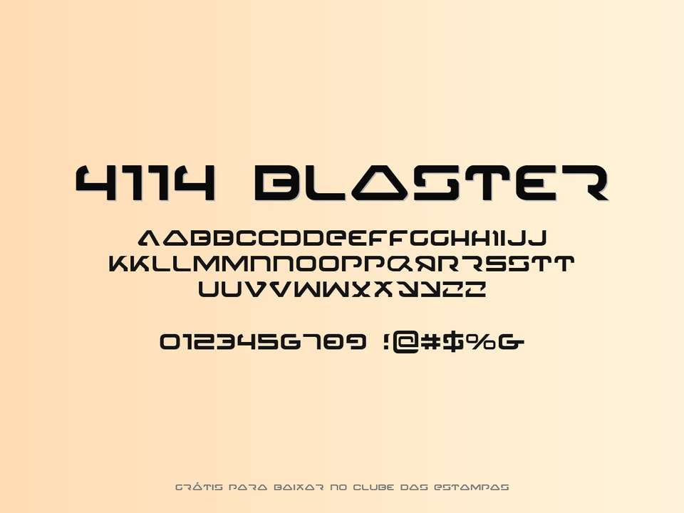 Fonte 4114 Blaster Grátis Para Baixar