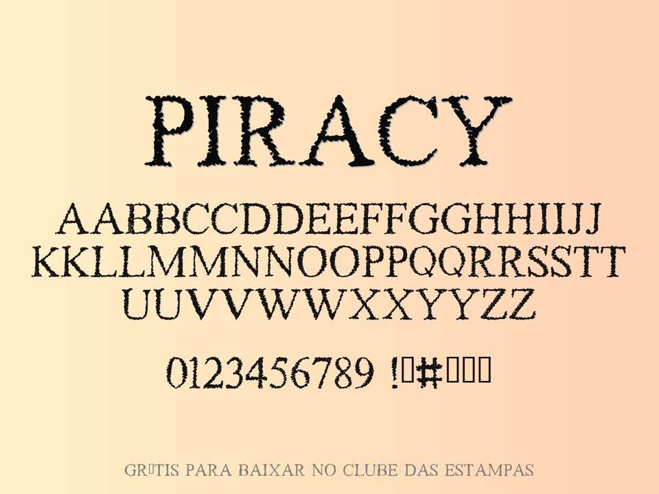 Fonte Piracy Grátis Para Baixar