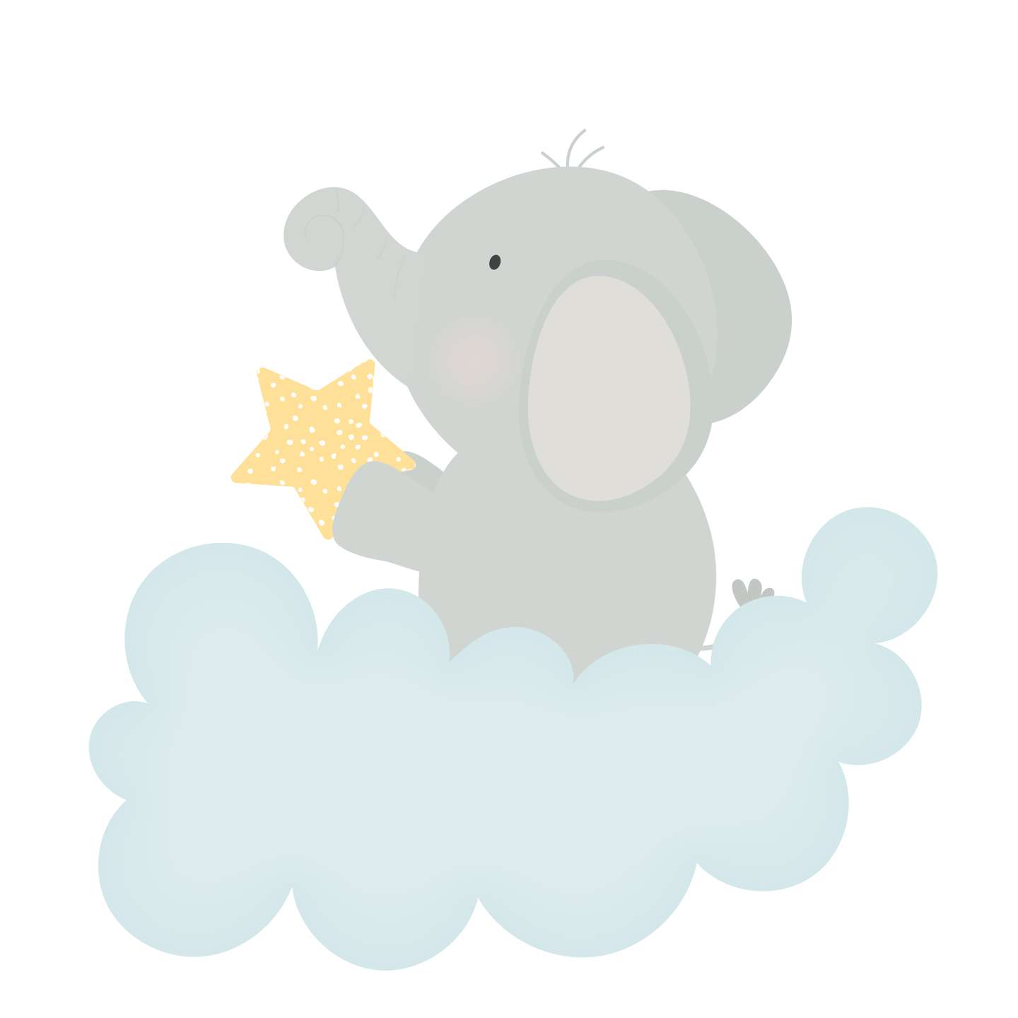 Elemento Elefante Cute Elefantinho Fofo Png (195)