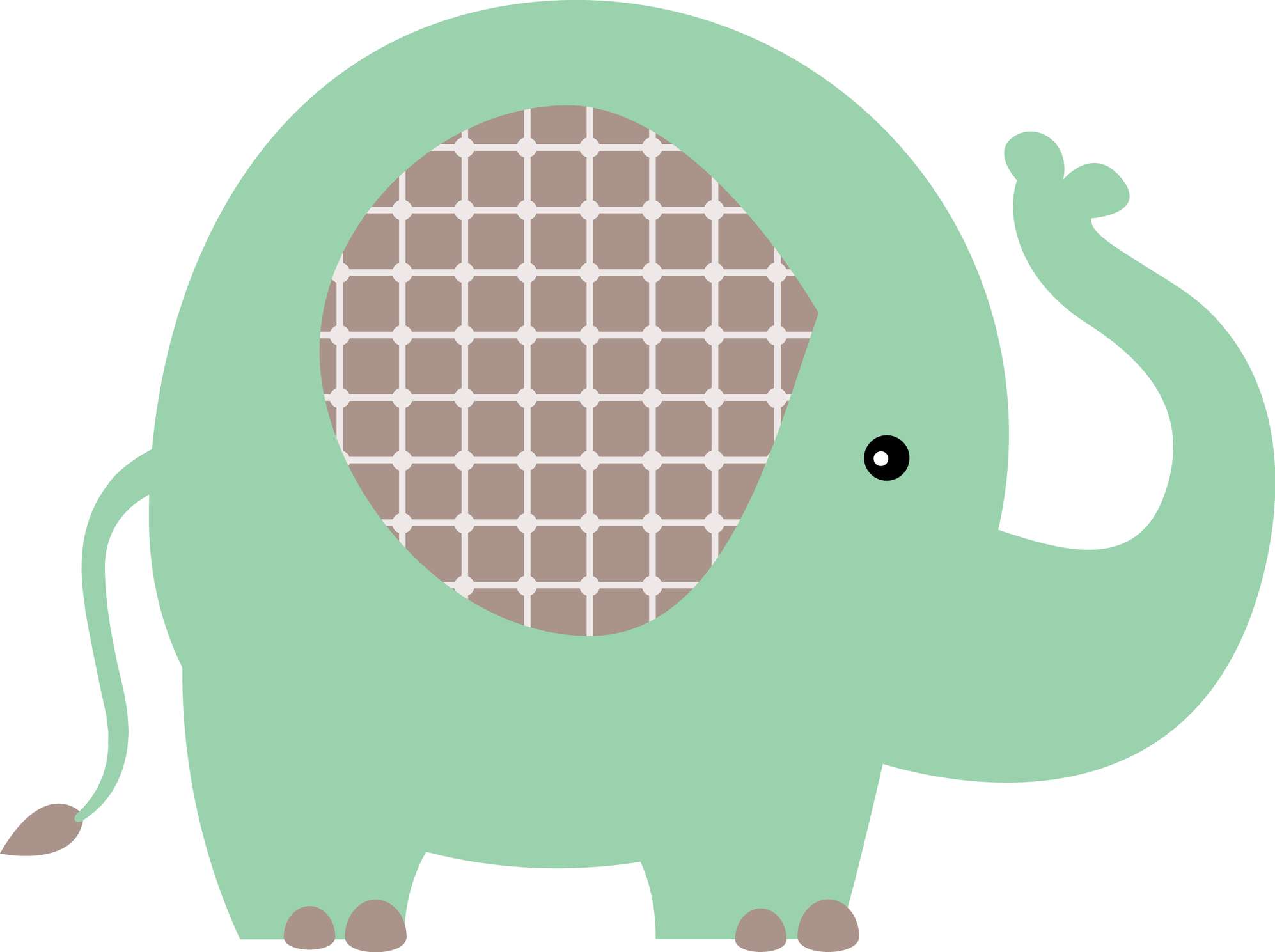 Elemento Elefante Cute Elefantinho Fofo Png (173)