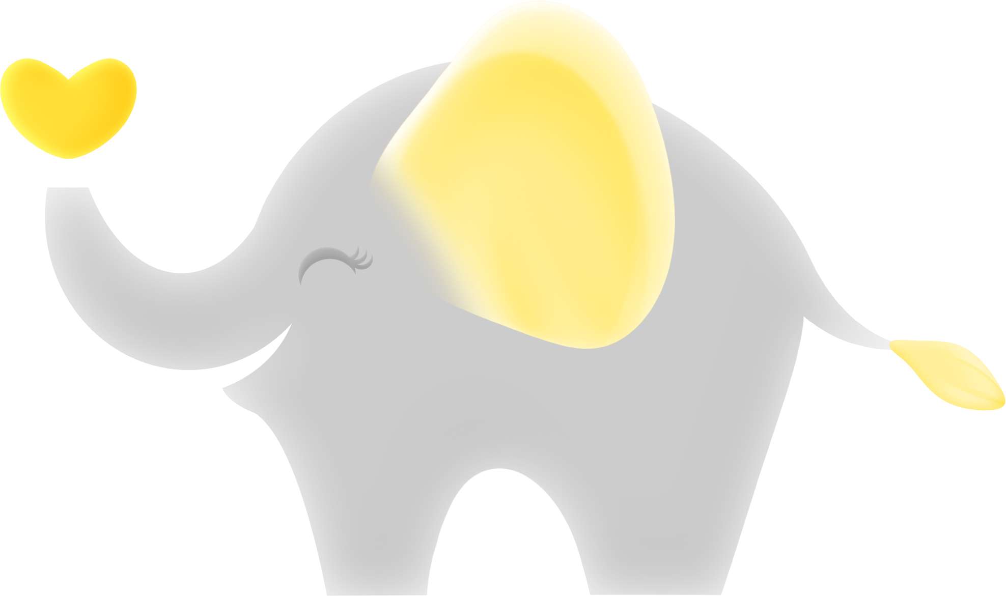 Elemento Elefante Cute Elefantinho Fofo Png (7)