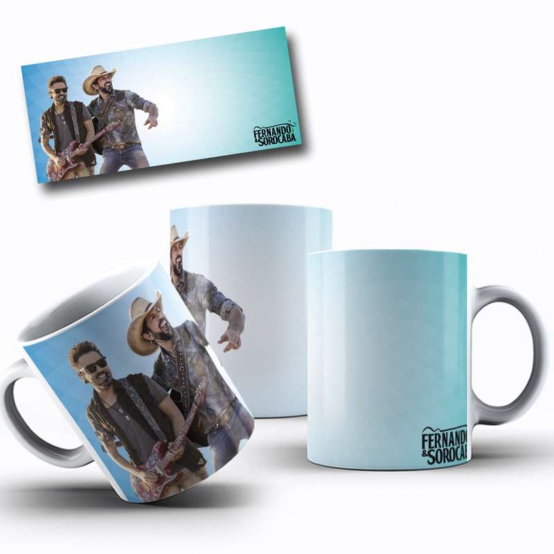 Arte Para Caneca Fernando E Sorocaba Música Country 1