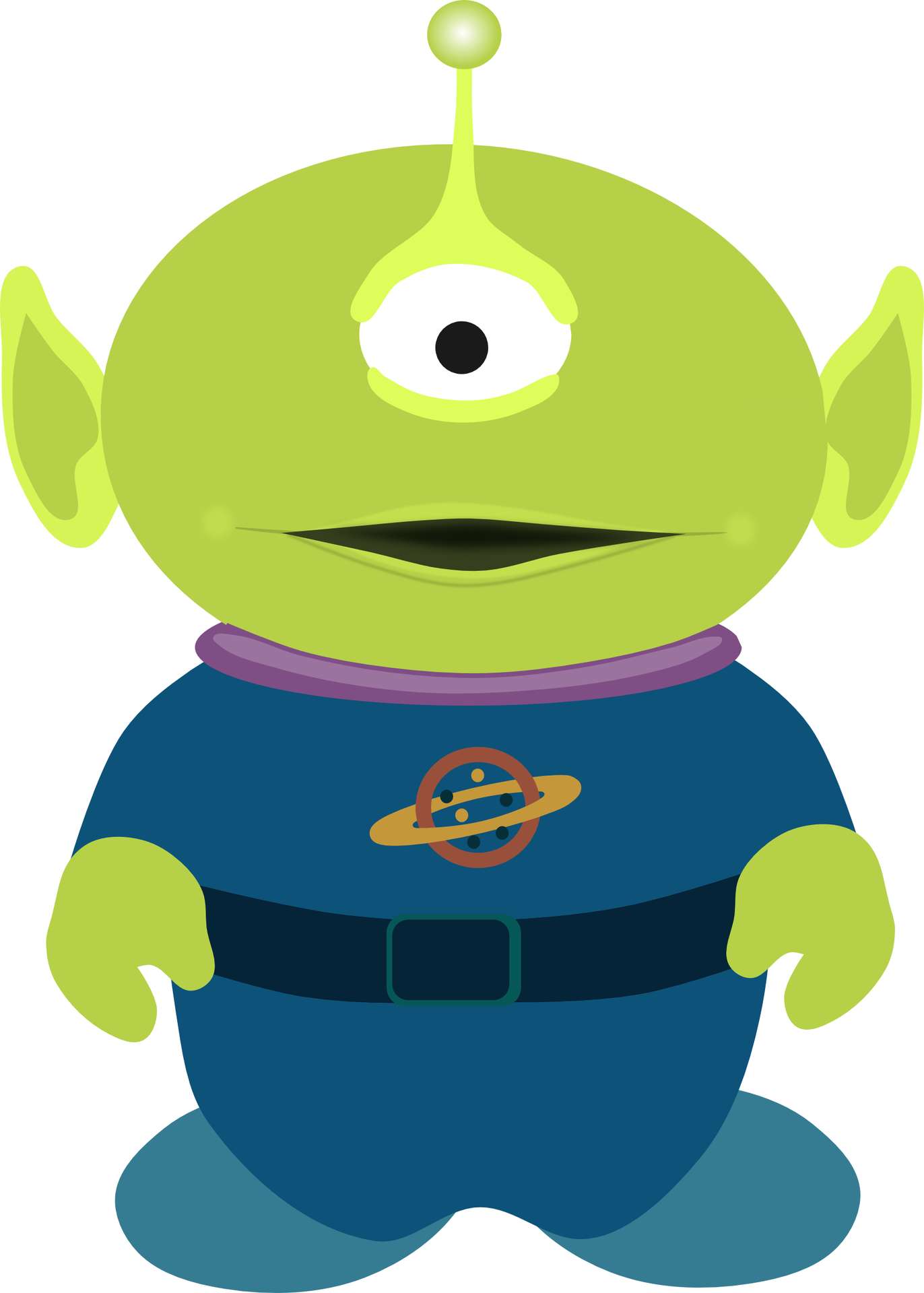 Alienígena Verde Cartoon Personagens Png Grátis Para Baixar
