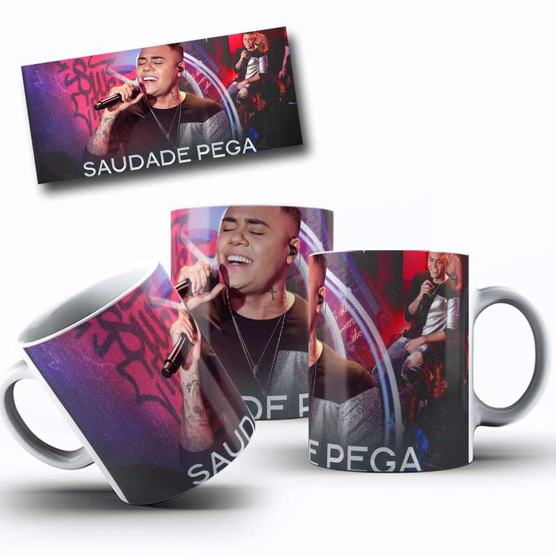 Arte Para Caneca Saudade Pega Cantor 5