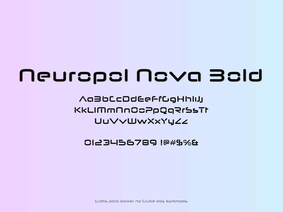 Fonte Neuropol Nova Bold Grátis Para Baixar