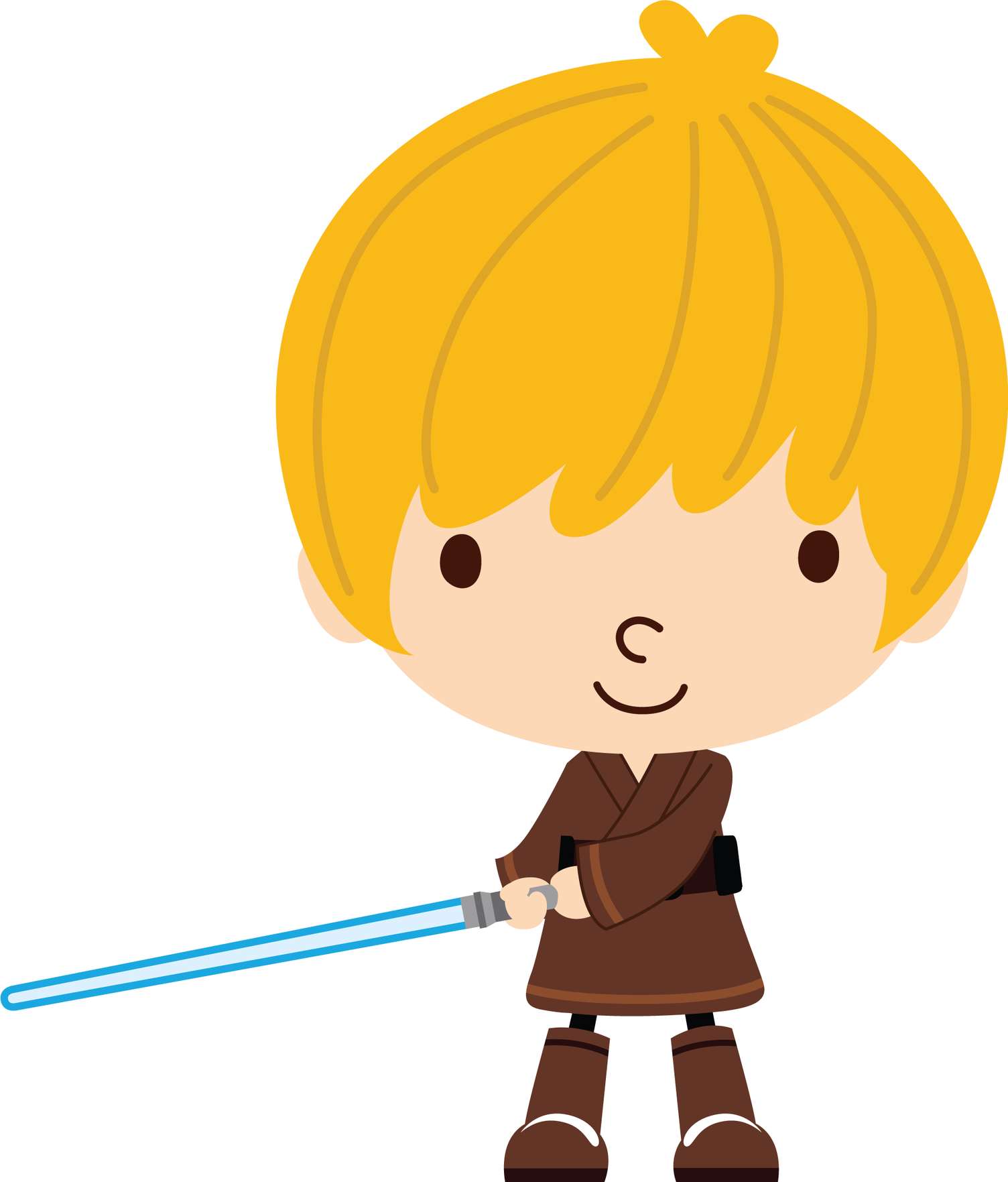 Jovem Luke Skywalker Jedi Ficção Científica Png Grátis Para Baixar