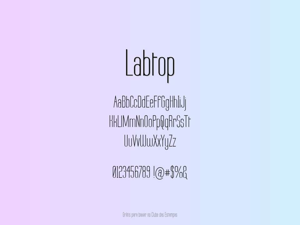 Fonte Labtop Grátis Para Baixar