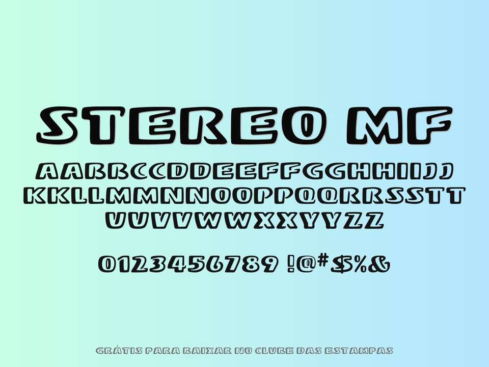 Fonte Stereo Mf Grátis Para Baixar