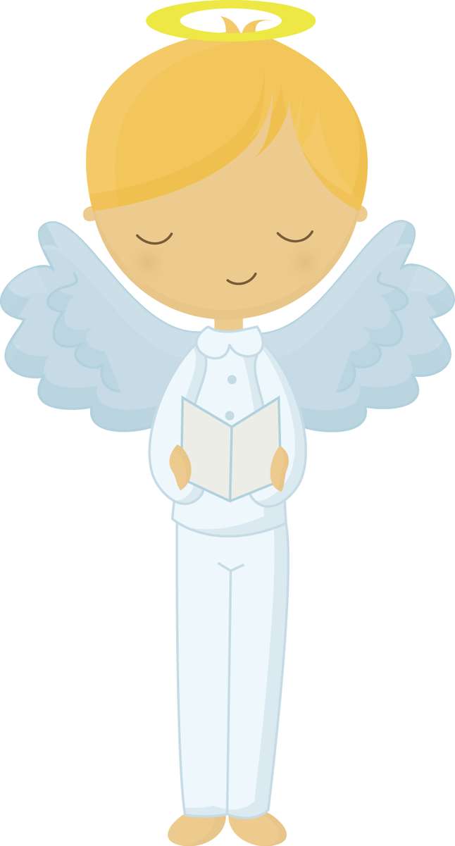 Anjo Celestial Com Livro Religioso Png Grátis Para Baixar