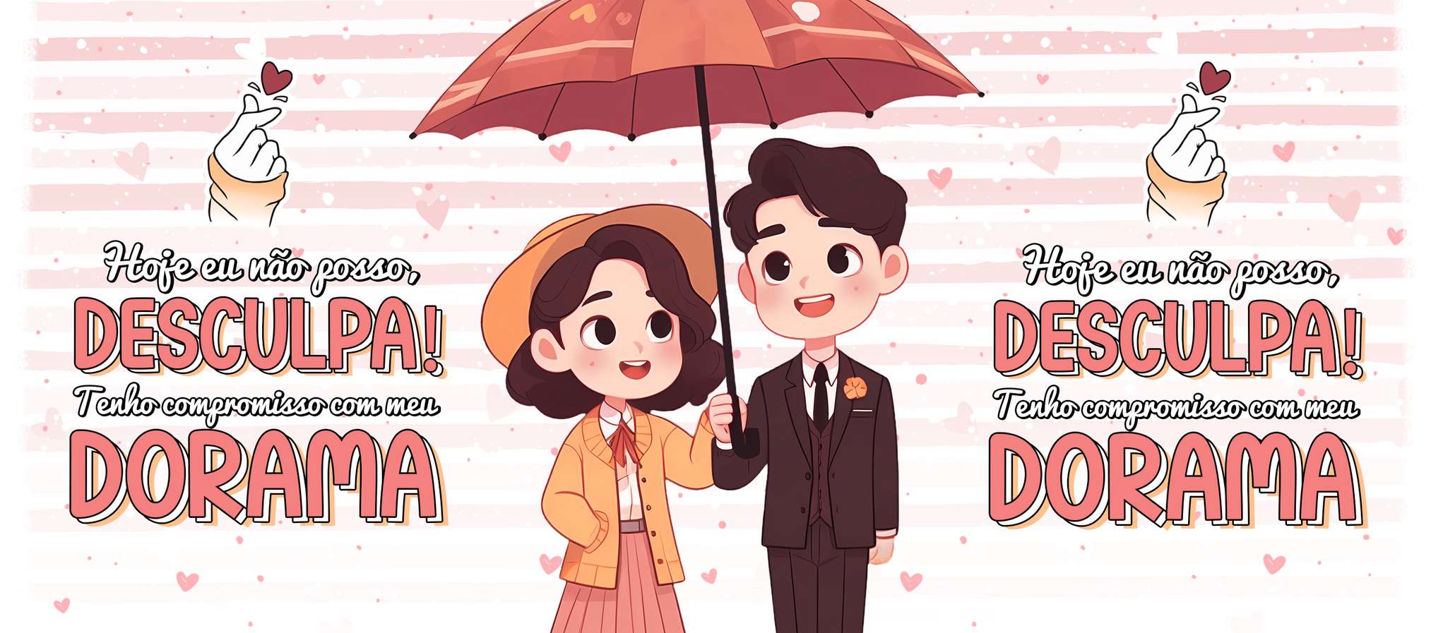 Ilustração Casal Coreano Com Guarda Chuva Dorama Dramas Asiáticos Png Arte Para Caneca Grátis Pra Ba