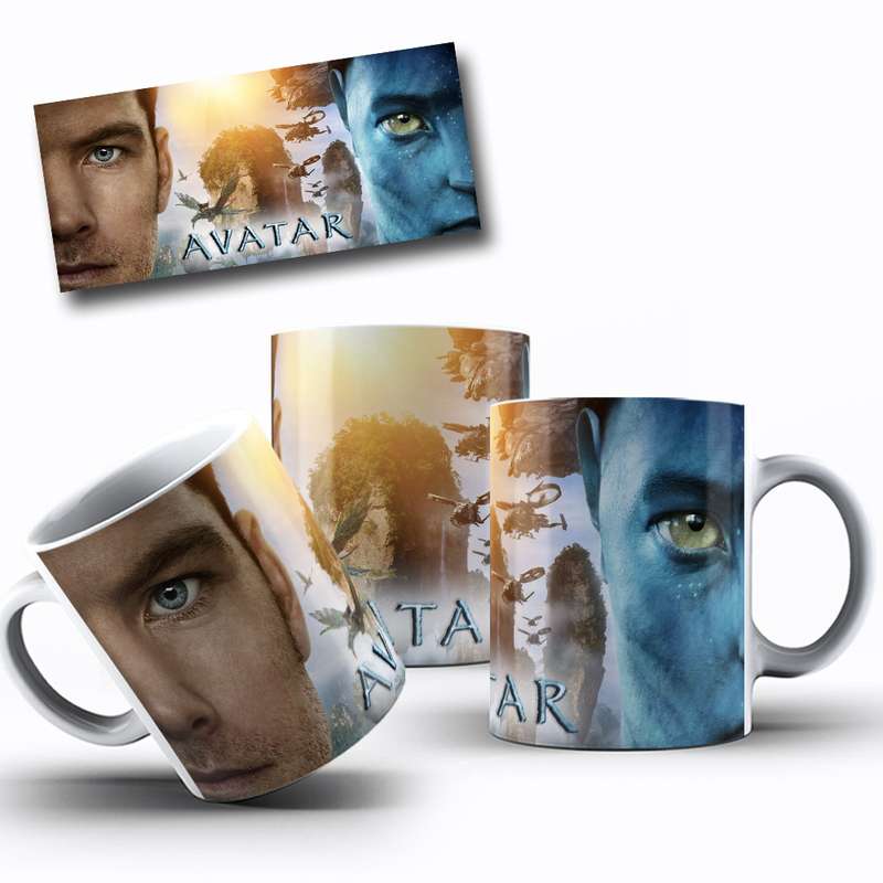 Arte Para Caneca Avatar Personagem Alienígena 27