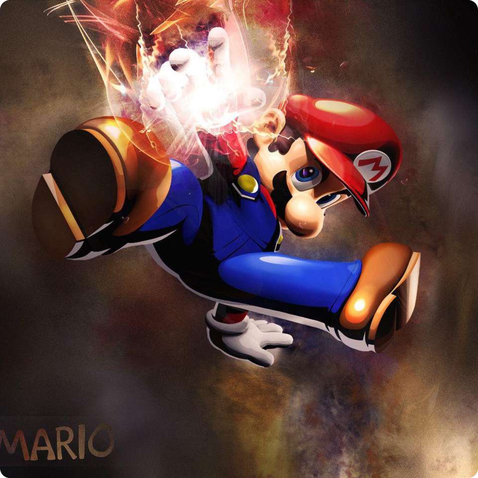 Mario Em Ação Com Ataque De Energia Videogame Png Arte Para Caneca Grátis Pra Baixar