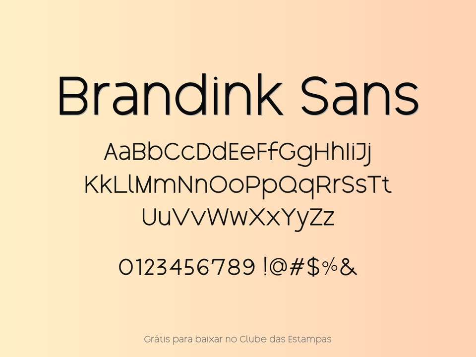 Fonte Brandink Sans Grátis Para Baixar