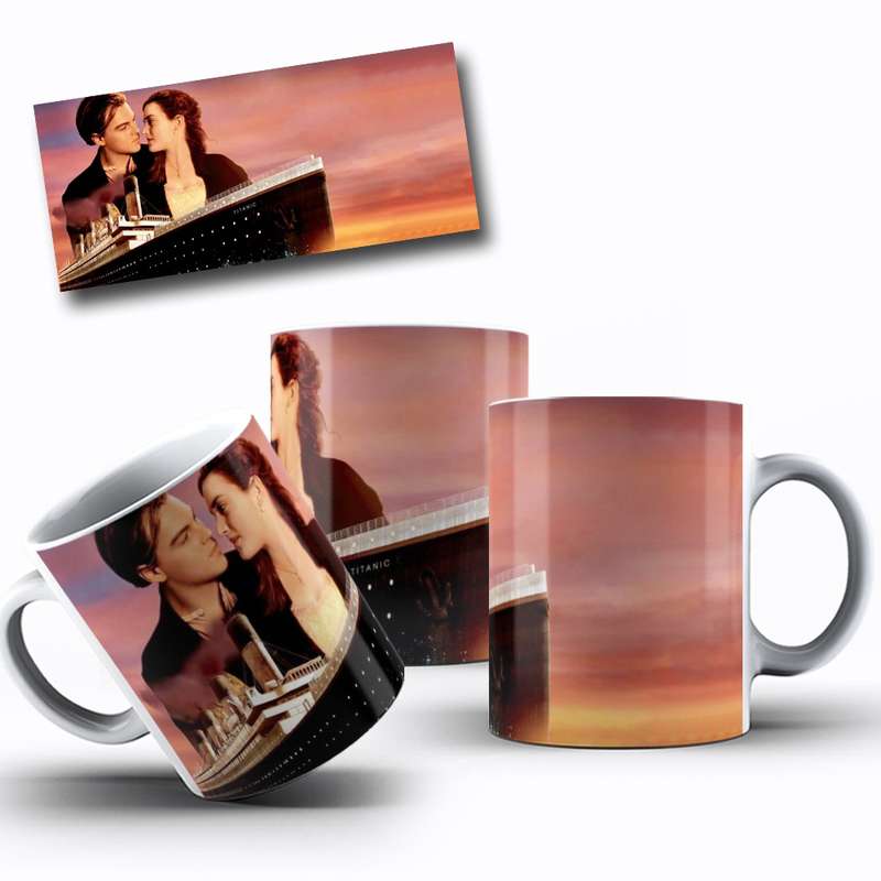 Arte Para Caneca Titanic Personagens Serie Cartoon 12
