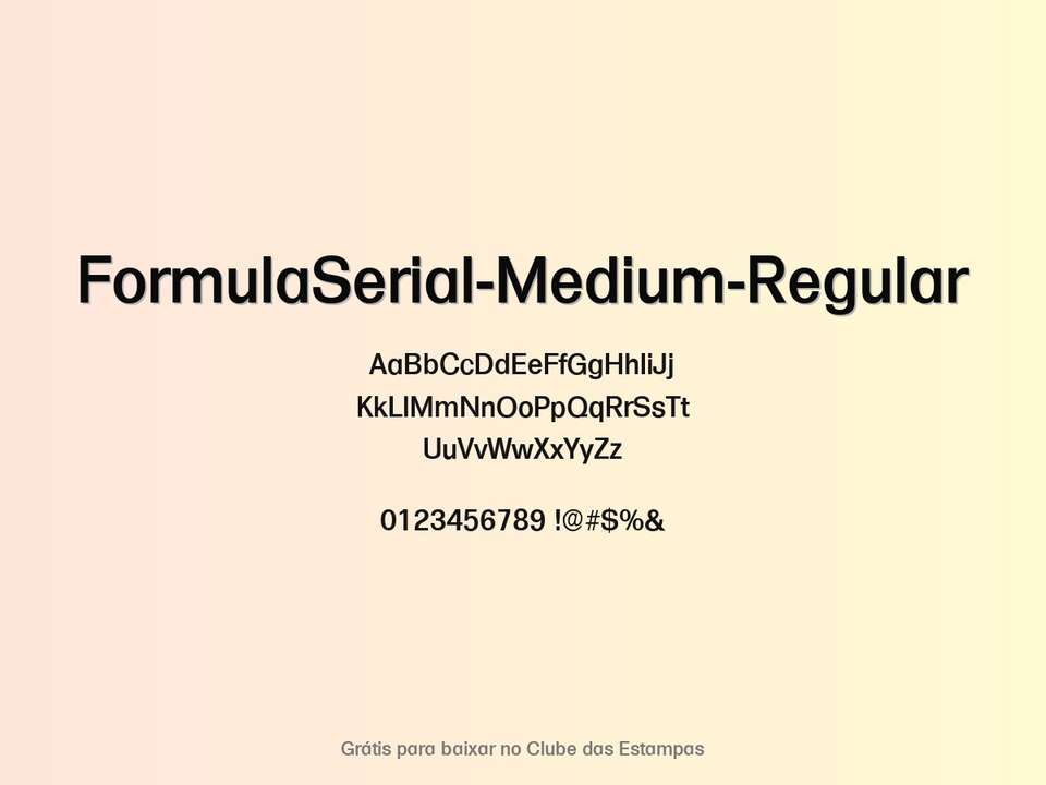 Fonte Formulaserial Medium Regular Grátis Para Baixar