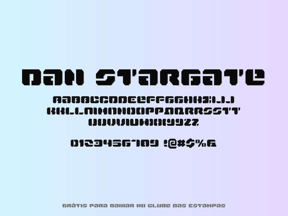 Fonte Dan Stargate Grátis Para Baixar