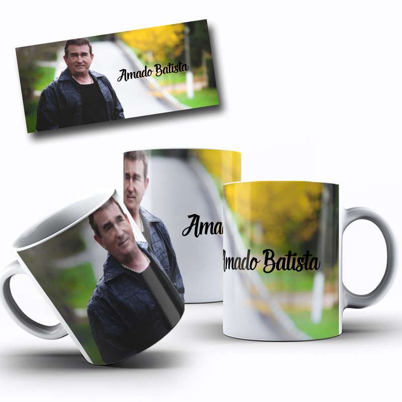 Arte Para Caneca Amado Batista Personagem 1