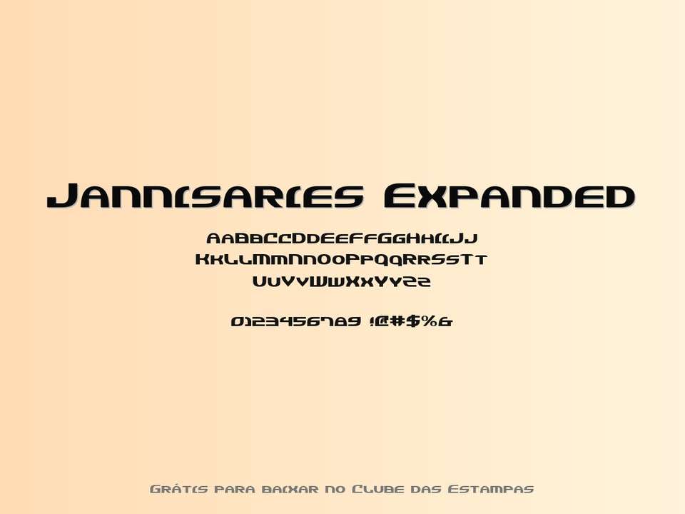 Fonte Jannisaries Expanded Grátis Para Baixar