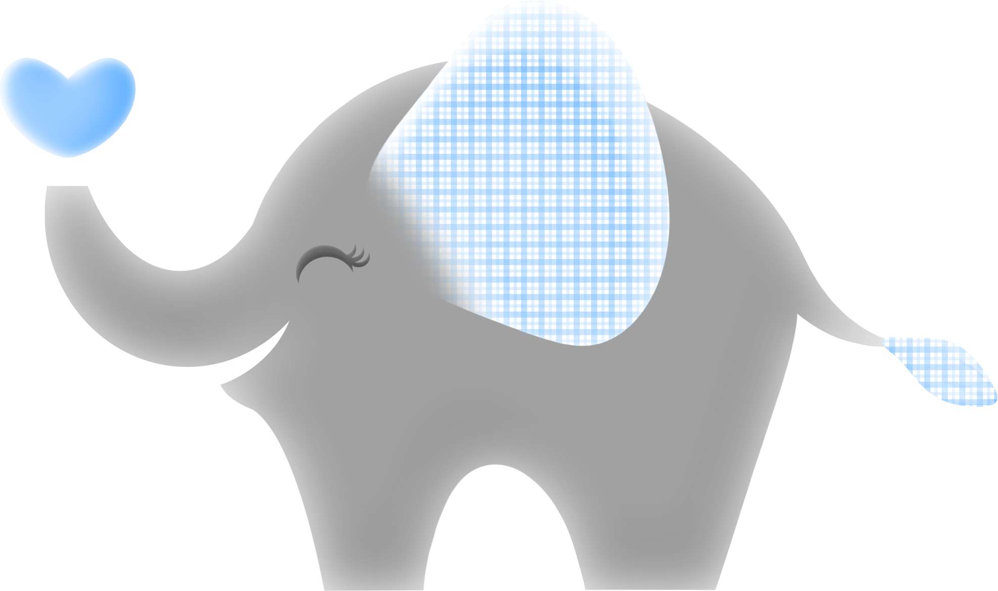 Elemento Elefante Cute Elefantinho Fofo Png (3)