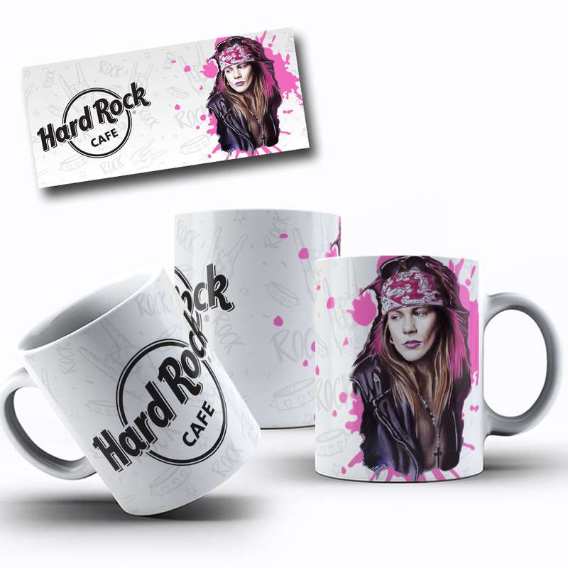 Arte Para Caneca Hard Rock Cafe Personagem 27